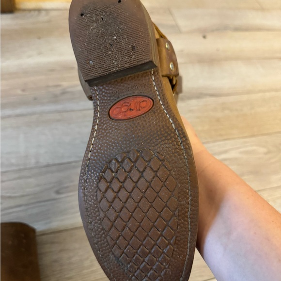 VINTAGE Brown Leather Pull-On harness boot - Picture 6 of 6